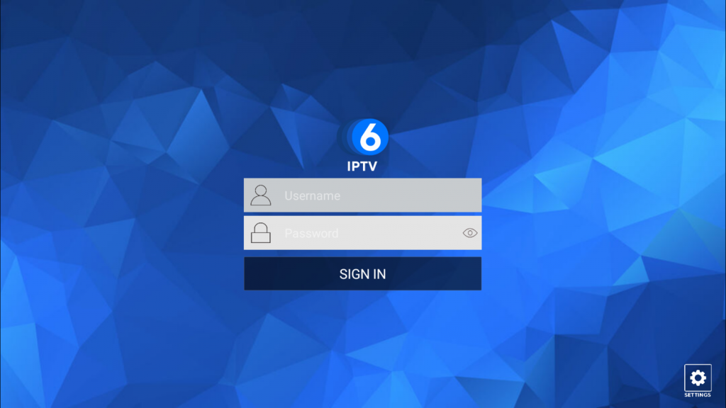 6IPTV App Login