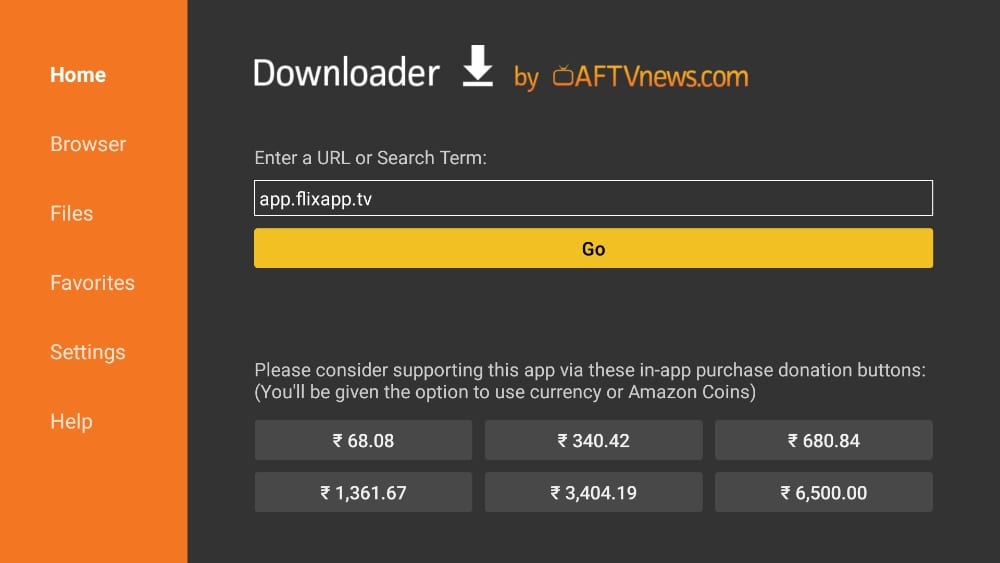 Downloader App Flix IPTV